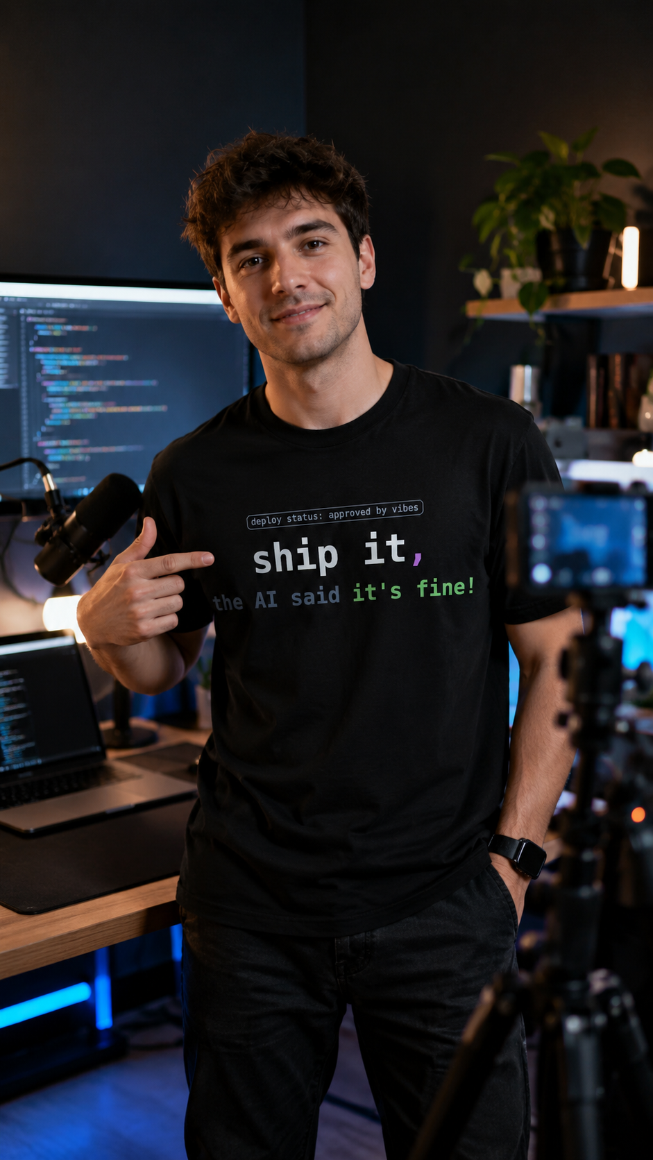 Ship It, The AI Said It's Fine T-Shirt