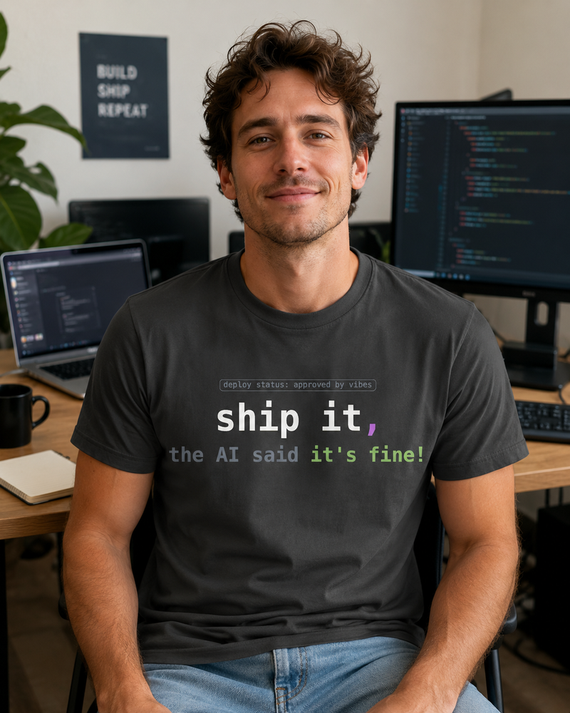 Ship It, The AI Said It's Fine T-Shirt
