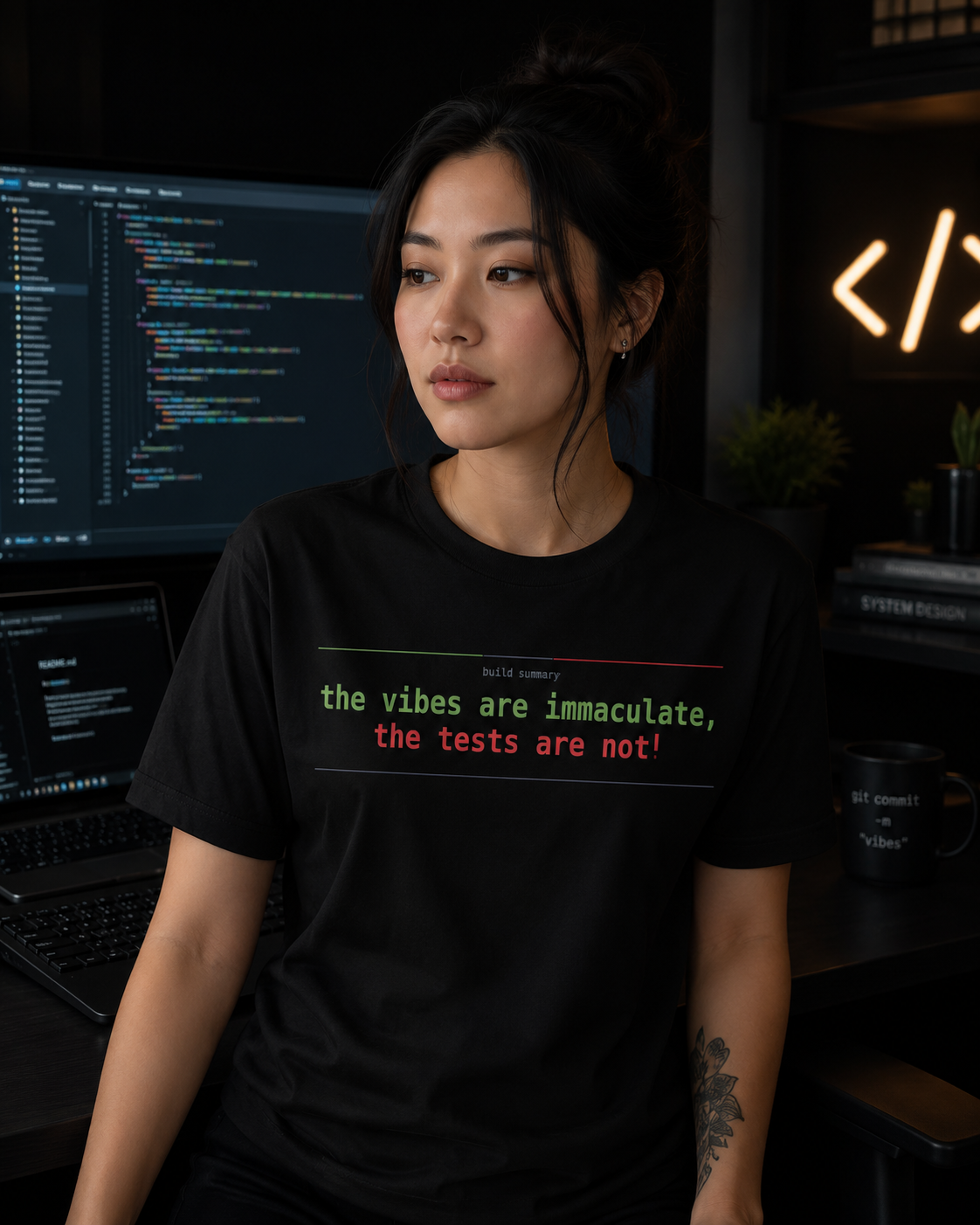 The vibes are immaculate, the tests are not” Graphic Tee