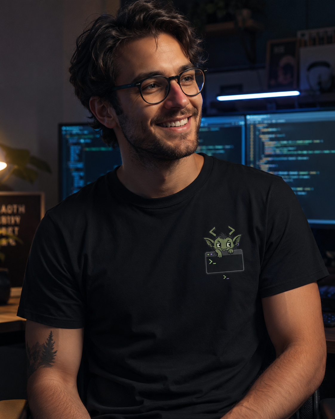 Terminal Gremlin Left-Chest T-Shirt